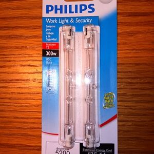 12 _ 300w bulbs for worklight. Six Packs Of 2.